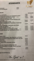 Weinstube Johannesstuben Frank Schmidt menu