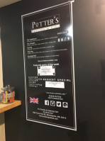 Potter's Pasties inside