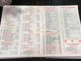 Great Wall menu