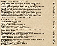 Leapfrogs menu