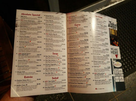 Absolute Thai menu