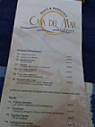 Casa Del Mar menu