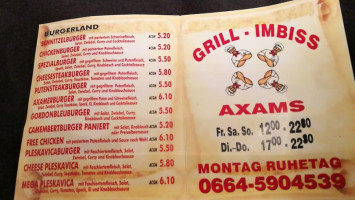 Grillimbiss-axams-goran menu
