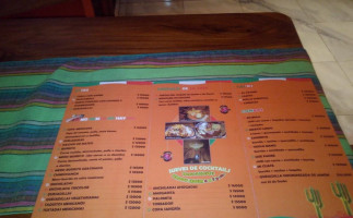 Padrísimo Mexicano menu