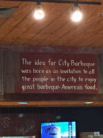 City Barbeque food