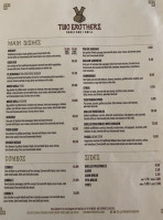 Two Brothers Cafe And Grill menu