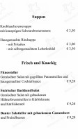 Gasthaus Wirt Z'weissau menu