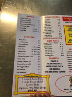 Tonys Pizza menu