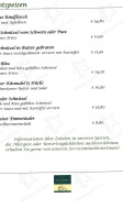 Landgasthaus Lausegger menu