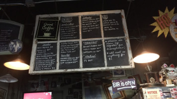 Stardust Video & Coffee menu