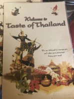 Taste Of Thailand menu