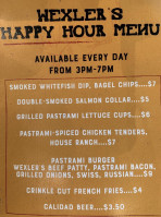 Wexler's Deli menu