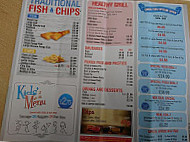 Dosthill Fish menu