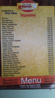Kashish Restaurant menu