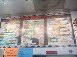 Tacos Df menu