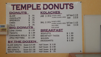 Temple Donuts food