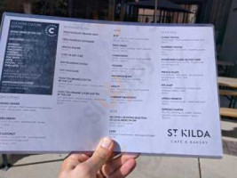 St. Kilda menu