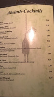 Sonder Bar menu