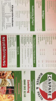 Canpare Guntramsdorf Pizza, Burger Und Pasta menu