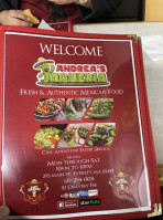 Andrea's Taqueria menu