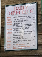 Netillo's Takos menu