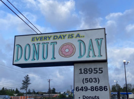 Donut Day outside