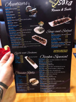 Osaka Ramen Sushi menu