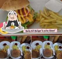 Burp Art Burger food