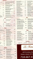 La Fontana menu