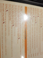 Tom Yum Thai menu