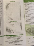 Sushi Palace menu