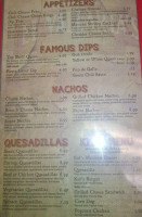 El Vallartas Mexican menu