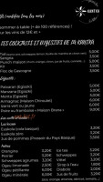 Pelote Passion L'epicerie Fine Le Bistro Kantxa menu