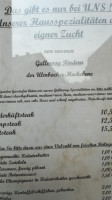 Landgasthof Deutsches Haus menu