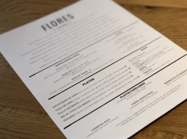 Flores menu