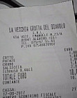 La Vecchia Grotta Del Diavolo menu