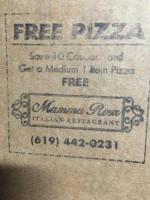 Mamma Rosa's food