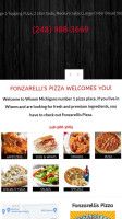 Fonzarelli's Pizza food