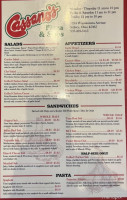 Cassano's Pizza And Subs menu