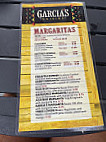 Garcia's Cuisine menu