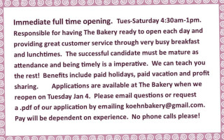 Koehn Bakery food