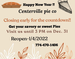 Centerville Pie Company food