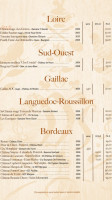 Auberge du Moulin menu