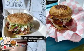 El Jefe Hamburguesas Y Hot-dogs food