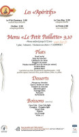 La Taverne Paillette menu