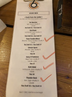 Six Car Pub Brewery menu