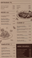 Velvet Terrace Restaurante Bar menu