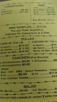 The Pork Barrel Bbq Restaurant menu