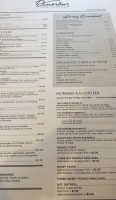 Dinerbar On Clifton menu