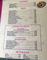 Orient Cafe menu